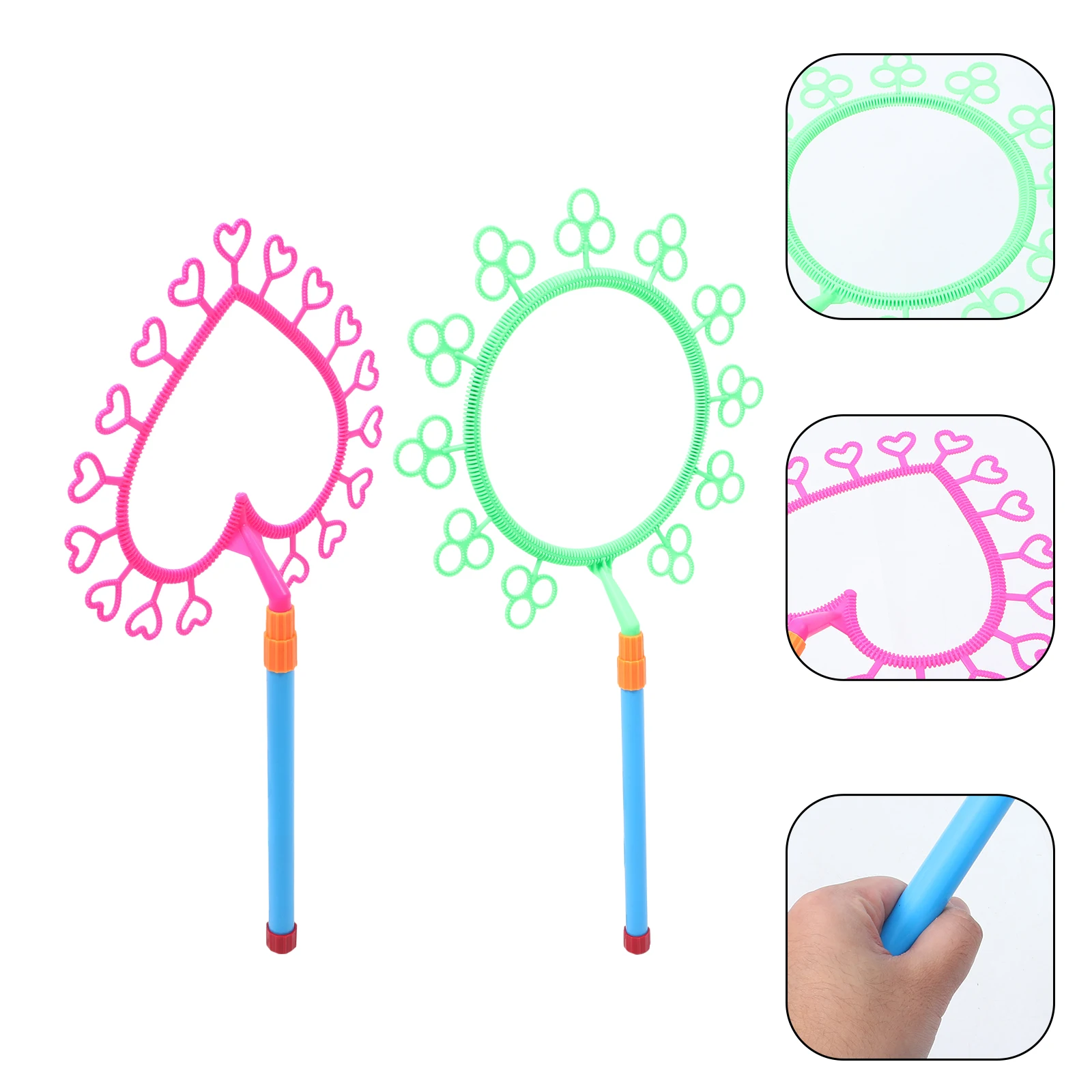 2pcs Large Wand Set Big Maker Sticks Bubble Outdoor Party Favors For Weddings Birthdays Day Play