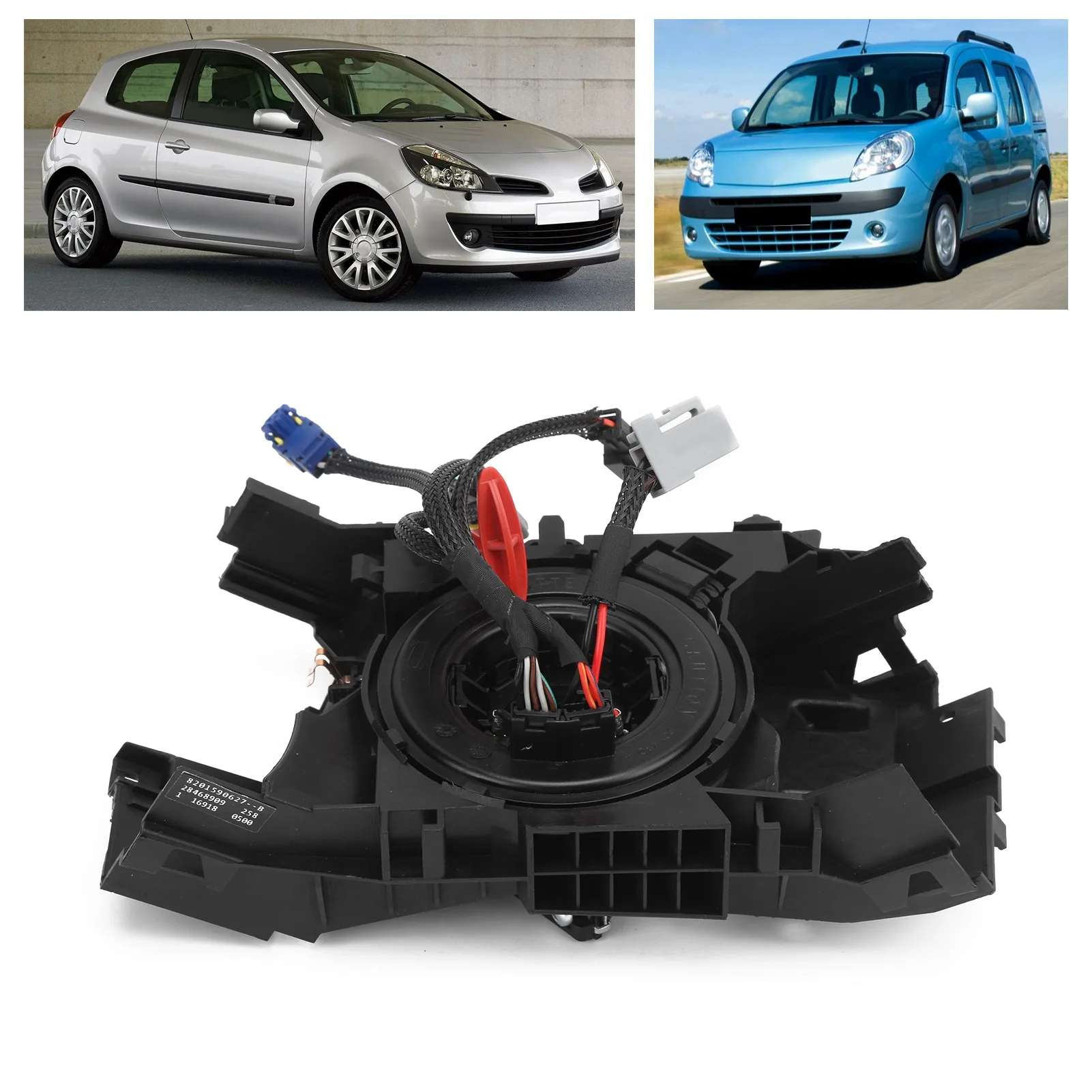 Car Spring Rotating Contactor 8201590627 8201590637 Modification Replacement for CLIO III / KANGOO II