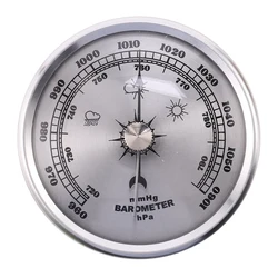 Per la stazione meteorologica del manometro domestico barometro da appendere alla parete in metallo termometro multifunzione atmosferico igrometro portatile