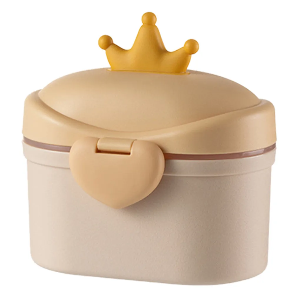 Baby Milk Powder Container Separate Spoon Storage Round Hole Design Accurate Scooping Portable Travel Food Container