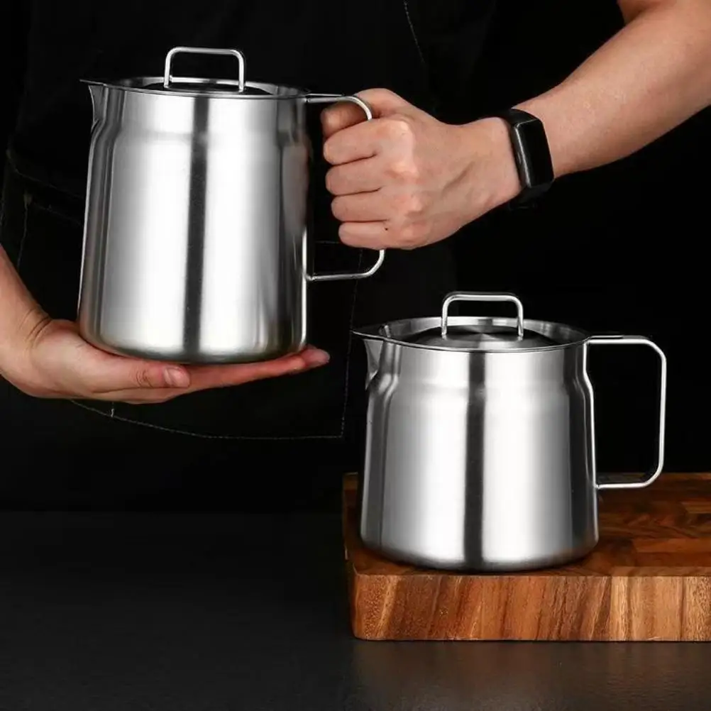Tetera  acero inoxidable  1,5l/2L con colador  acero inoxidable, olla multifuncional, filtro  aceite, cesta para freír,