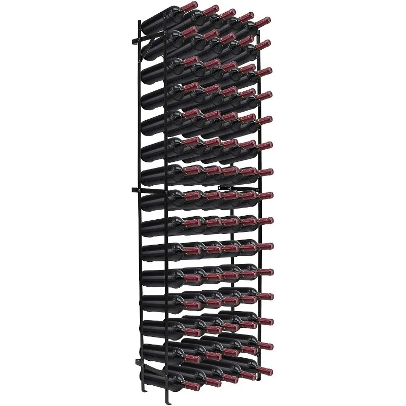 Rack Freestanding Floor -  Bottle Holder Holds 150 Bottles of  - 150 Bottle Capacity  Storage for Any Bar