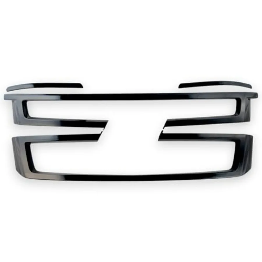 

Хромированная черная накладка на переднюю решетку с надежной клейкой лентой для Chevrolet Tahoe 20152020, простая установка, не нужны инструменты