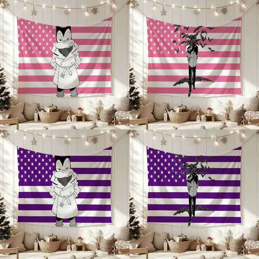 Comic B-Billy Bat Flag Digital Printing Banner for Garage Wall Out Door Decoration