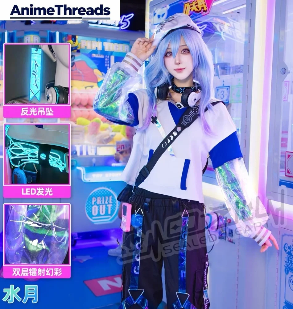 

THREAD Arknights Mizuki Eternal Player Cosplay Costume Cos Game Anime Party Uniform Hallowen Play Role Clothes Clothing
