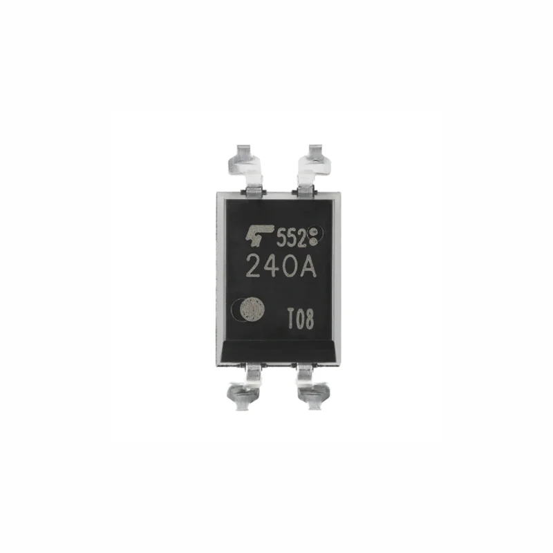 2pcs TLP240A (TP1 F SMD-4P solid-state relay optocoupler 1-channel normally open normally open 60V/0.1A isolation voltage)