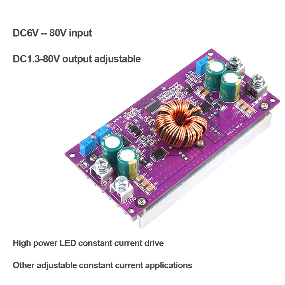 LT8705 250W solar CC-CV charging large current 20A synchronous rectification automatic voltage rise and fall module MPPT