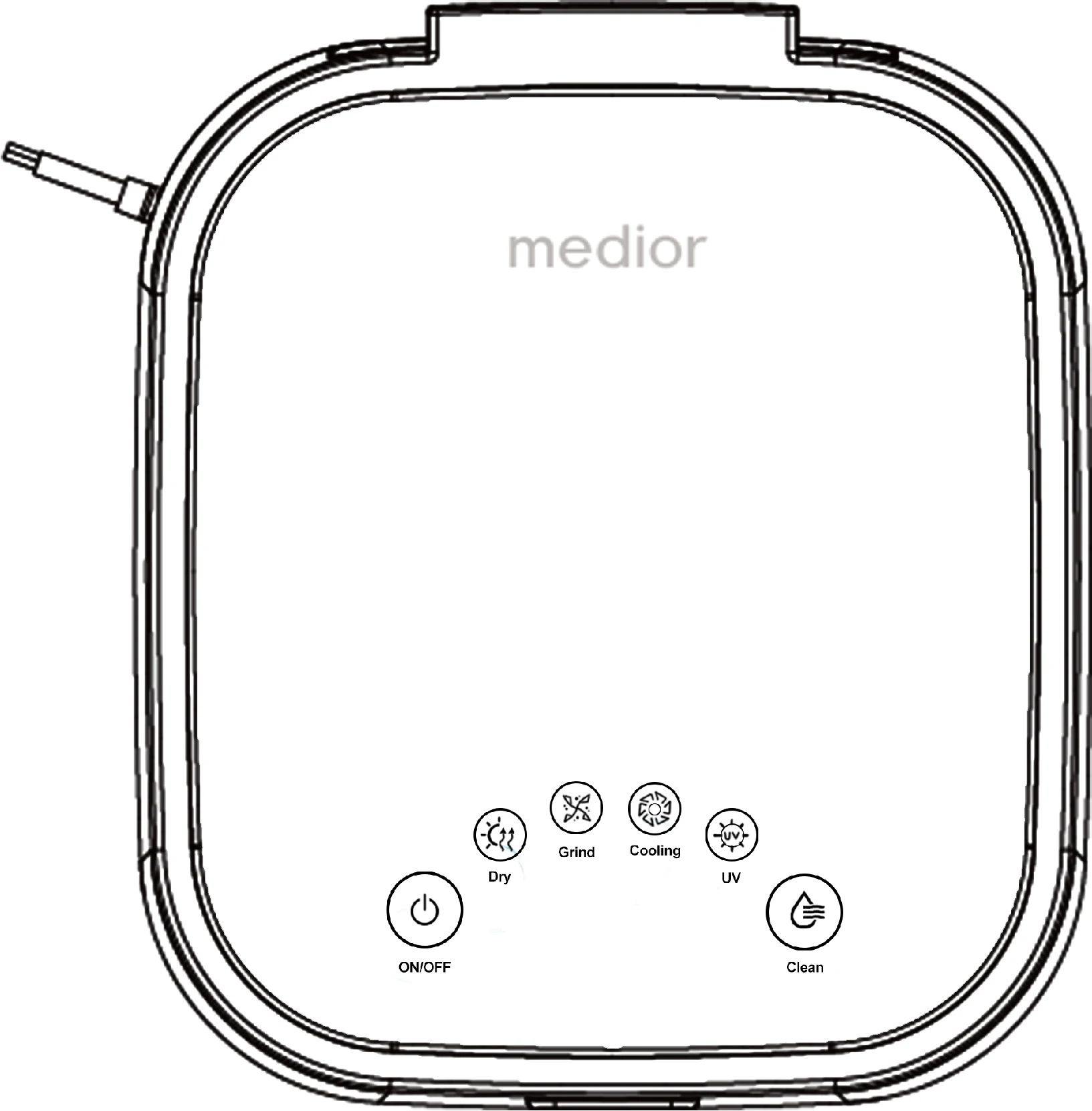 2022 Hotsale Kitchen Food Waste Disposer Garbage Disposal/Smart Waste Kitchen Composter/Turn Waste to Compost With a  Button