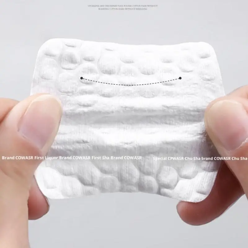 Nail Polish Remover Wipes Cotton Wipes Pads Lint Free Manicure Cleaner UV Gel Disposable Nail Removal Papers Cleansing Tool