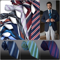 Colorful Striped Necktie 63\