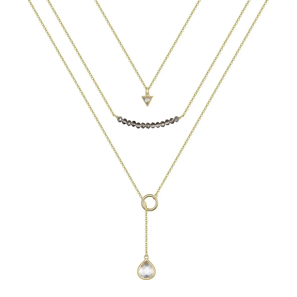 

Многослойные золотые ожерелья Turandoss для женщин - позолоченные 14-каратным золотом, ручной работы, с многослойными бусинами, жемчугом, монетами, дисками, луной, бабочками и медальонами.