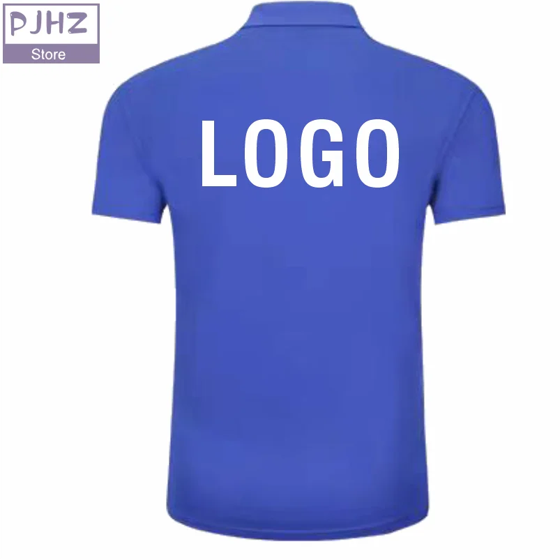 Multiple Sizes Business Work Polo shirts Solid Color Quick-drying Breathable Lapel Sports Polo Shirt  Customized Print Logo