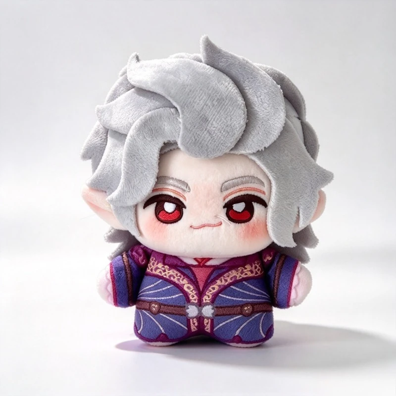 Baldur's Gate 3 Astarion 10cm Cotton Doll Keychain Soft Plush Stuffed Toy Cute Game Character Figure Collectible Gift Game Fans
