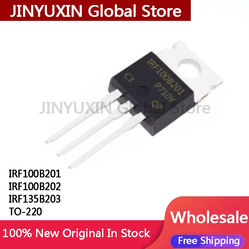 10Pcs IRF100B201 IRF100B202 IRF135B203 TO-220 IC Chip In Stock