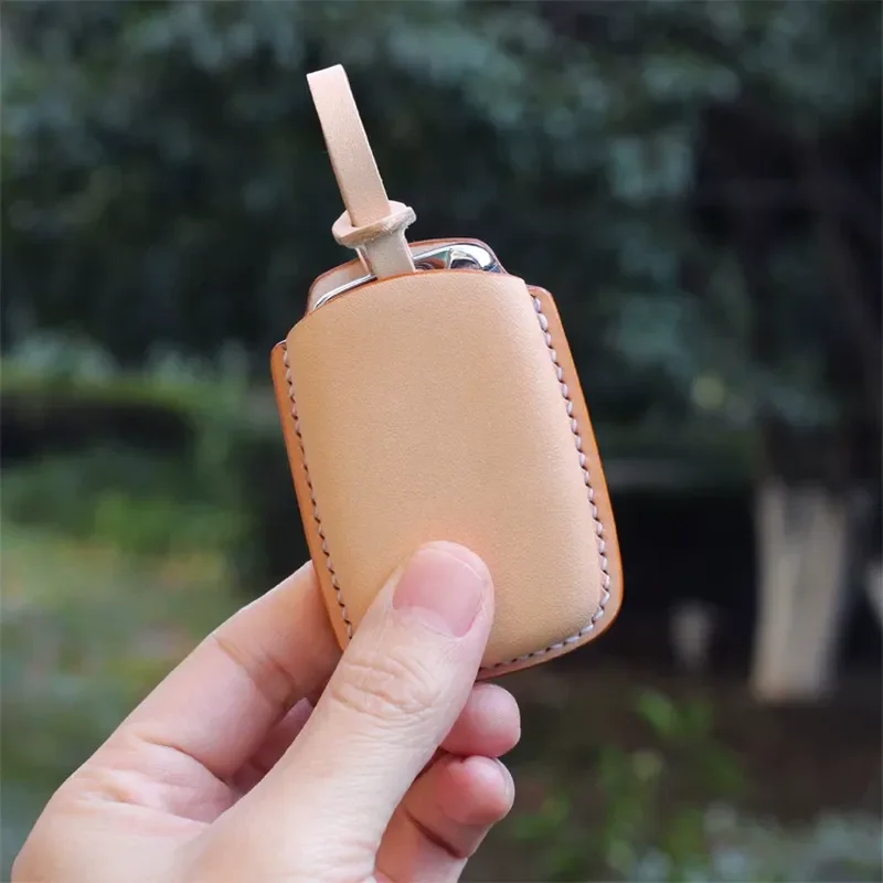 for Maiteng B8 Weilan CC Weiran Passat Leather Key Bag Handmade Vegetable Tanned Leather Key Cover