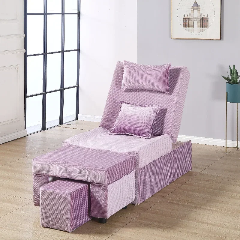 

Customer Waiting Chair Pedicure Beautician Footrest Foot Spa Acrylic Station Nail Prosthetic Professional Beauty Salon Chairs De