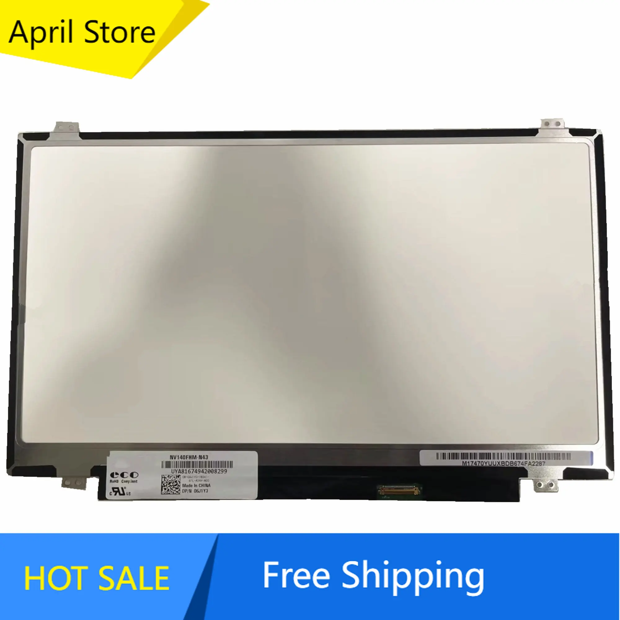 

NV140FHM-N43 LP140WF6-SPB1 14.0'' IPS Laptop LCD Screen Matrix 1920*1080 EDP 30 PINS 72% NTSC