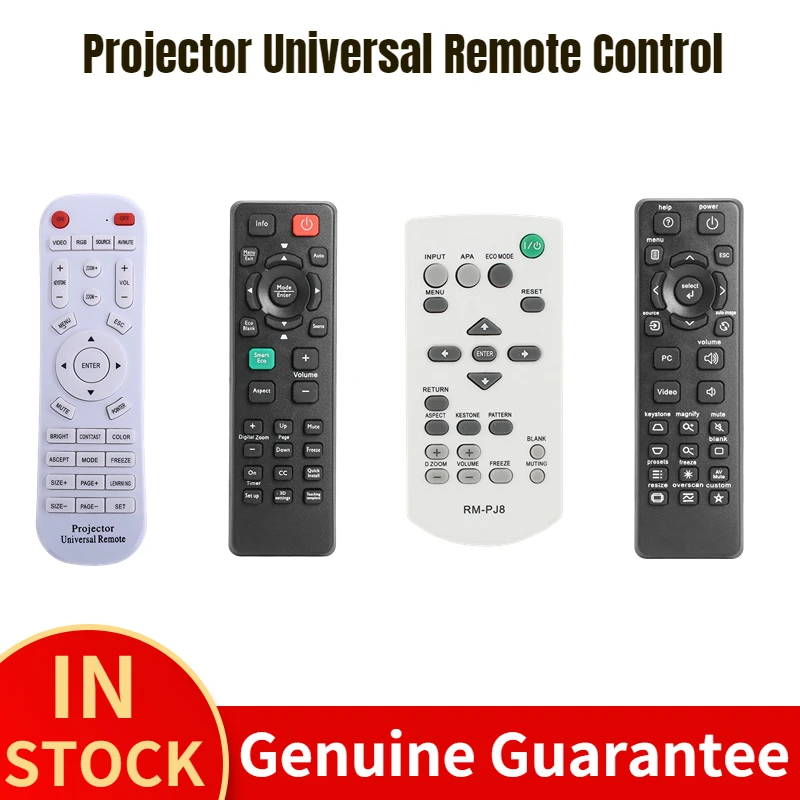 Universal Projector Remote Control for EPSON INFOCUS SONY BENQ ACER SANYO NEC SAMSUNG Remote Control Replacement Dropshipping