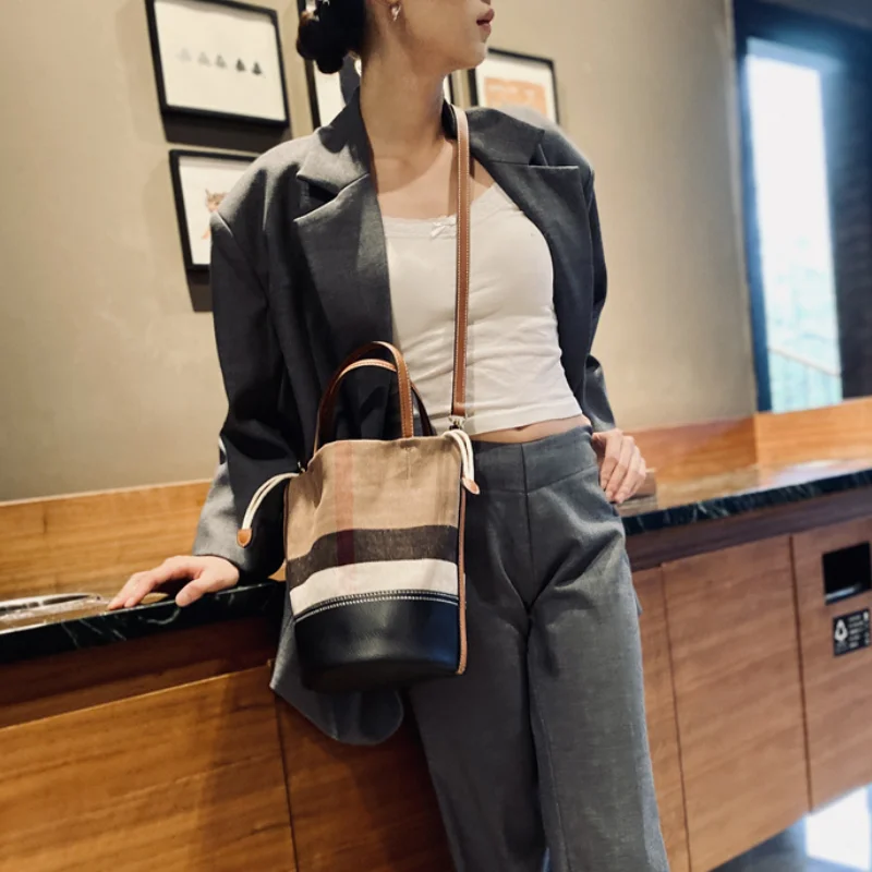 Luxury Brand Designer Tote Bag For Women 2024 New Large Women\'s Bucket Bags Messenger Bag Female Casual Fashion Trends Handbag