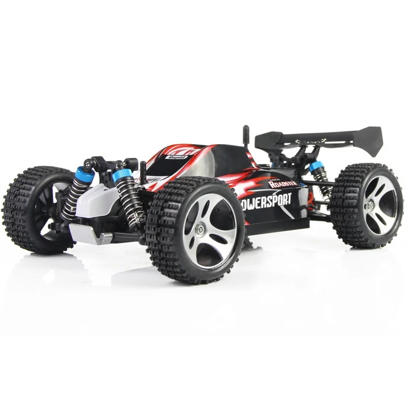 Coche de carreras RC WLtoys A959 1:18 4WD vehículo todoterreno 2,4 Ghz grado profesional alta velocidad todoterreno Buggy