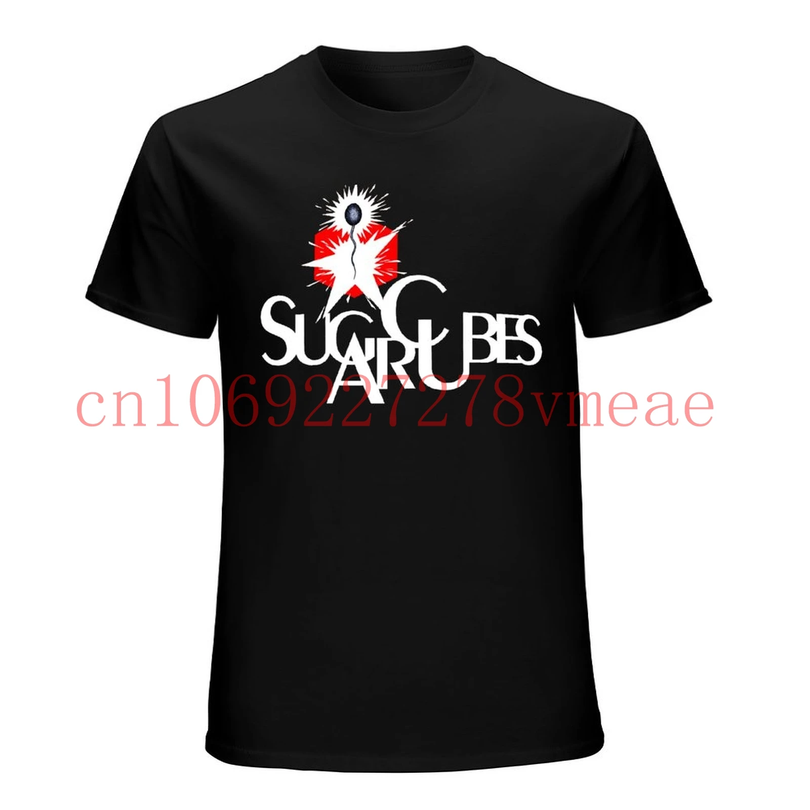 New The Sugarcubes Bjork Rock Band Logo Men Black t-shirt Size S to 4XL men t-shirt