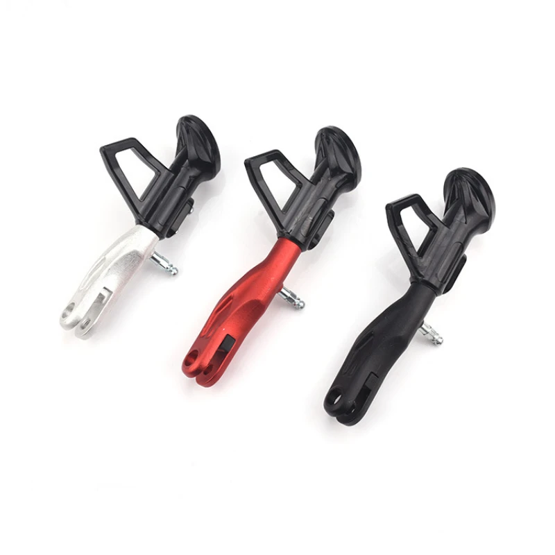 Motorcycle Parts Adjustable Height 16-18CM Kickstands Motor Scooter Modified Foot Bracket CNC Aluminum Alloy Side Stands 3 Color