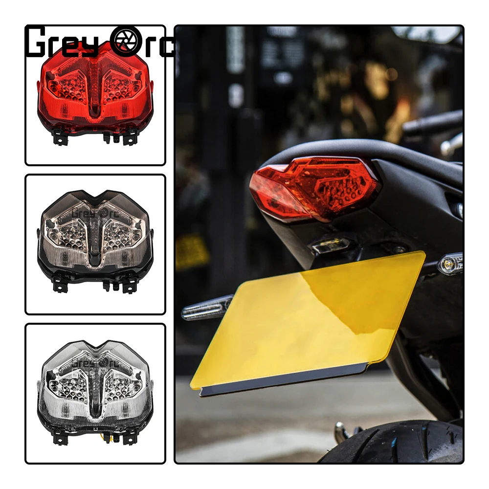 

Подходит для Yamaha MT 09 MT09 SP ABS MT-09 FZ-09 2021 2022 2023 мотоциклетный светодиодный задний фонарь, стоп-сигнал, встроенные задние фонари