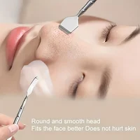 1Pcs Double-Ended Blackhead Remover: Facial Pore Cleanser, Exfoliator, and Massage Tool for Smooth Skin 2