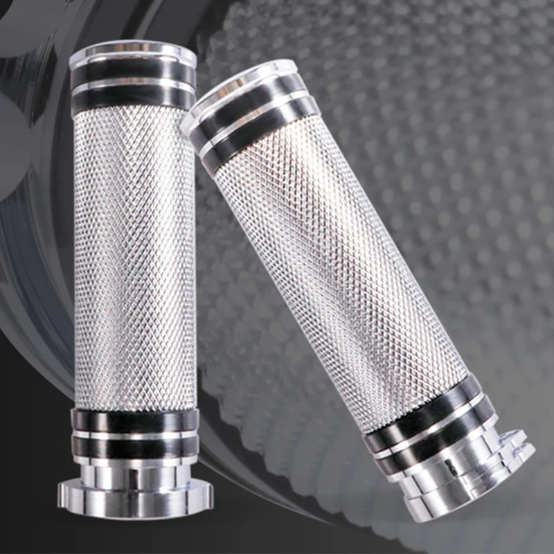 Universal 1'' 25mm CNC Aluminum Motorcycle Retro Handlebar Hand grip Motorbike Handle Accessories