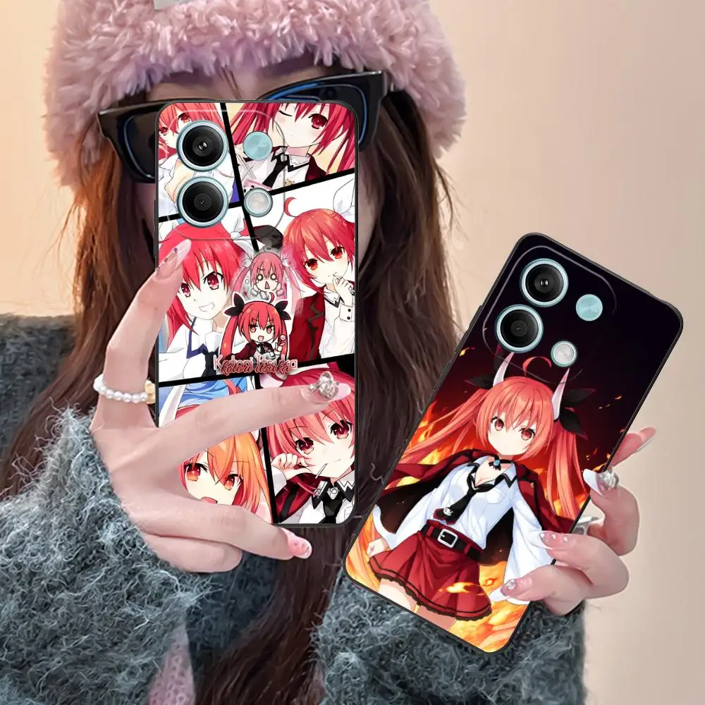 

Чехол для телефона Date a Live Kotori Itsuka для POCO F6 F5 F4 F3 F2 Pro GT C40, защитный чехол с цветным принтом, красивый для смартфона