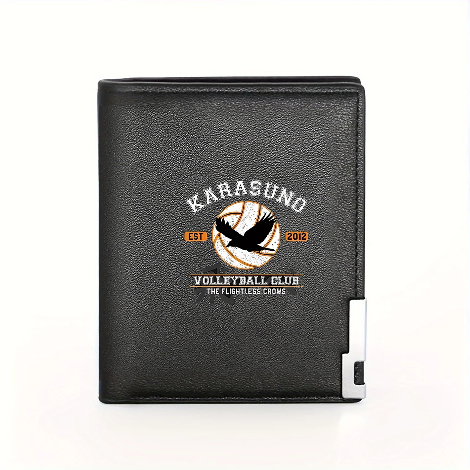 karasuno-volleyball-club-the-flightless-crows-est-2012-carteira-com-estampa-grafica-business-mens-casual-elegante-simples-pratico-qualit