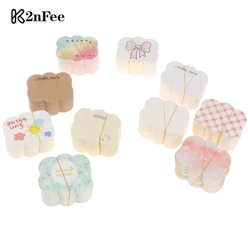 50Pcs 9*6cm Cloud Shape Display Packaging Cardboard Tags Handmade Hair Clips Card Hairpins Krafts Paper For DIY Hair Jewelry