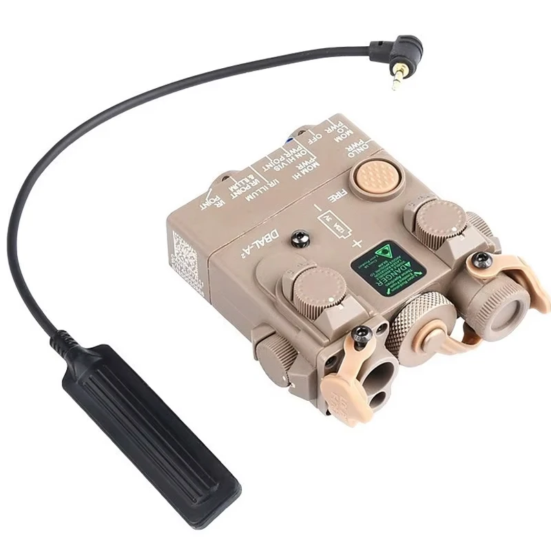 WADSN DBAL-A2 láser táctico rifle – linterna y pointer IR riel 20mm - imagen 2
