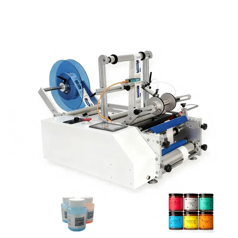 

Industrial Grade Semi Automatic Round Bottle Labeling Machine for Mass Production Needs