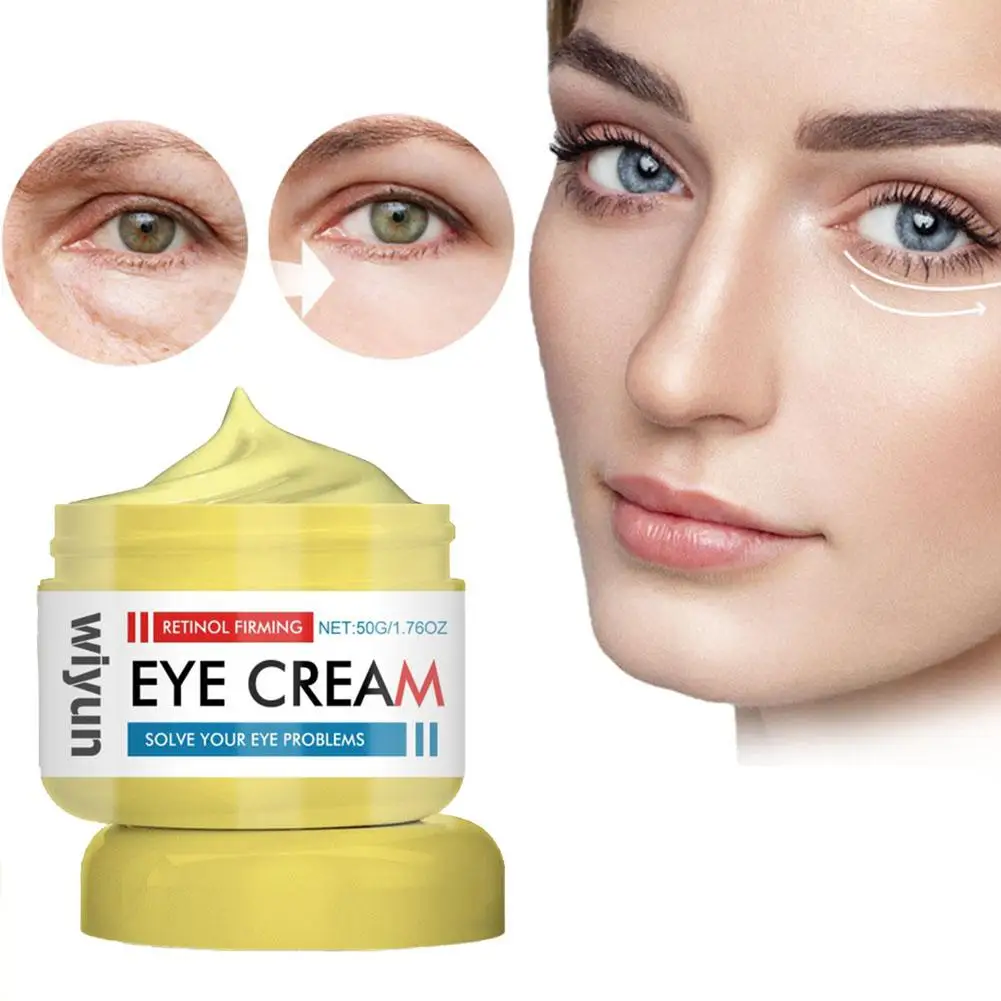 Retinol Firming Eye Cream Improves Eye Problems Lighten Dark And Cream Circles Fine Anti-wrinkle Lines Eye Moisturizing V9m4