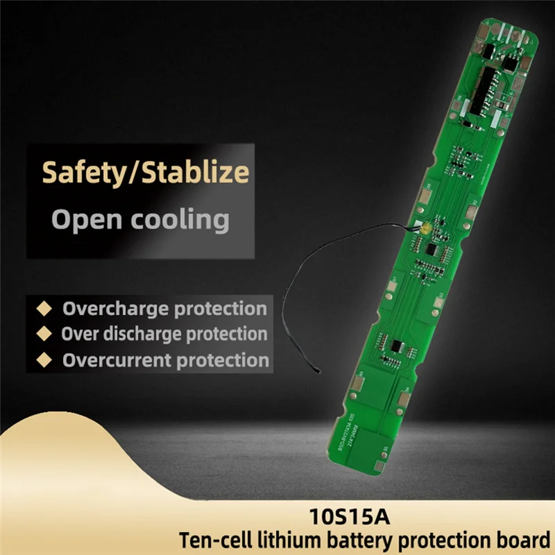 10S 36V BMS 15A Lithium Battery Protection Board Different Port for Electric Scooter Pack