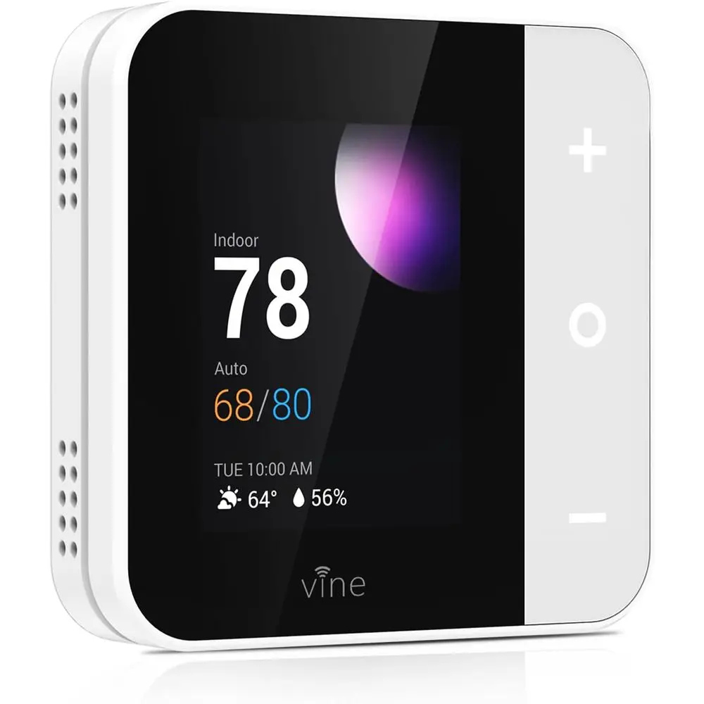 

Smart 7-Day Programmable Thermostat with Touchscreen, Compatible with Alexa, Energy Efficient, Requires C-Wire, 2.8 Display