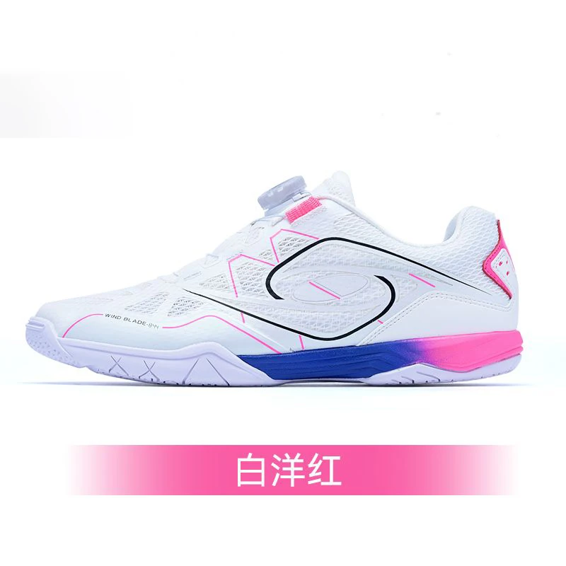 Professional Table Tennis Shoes Mens Wearable Court Shoes Mens Quick Lace Up Sneakers Mens Breathable Badminton Shoes