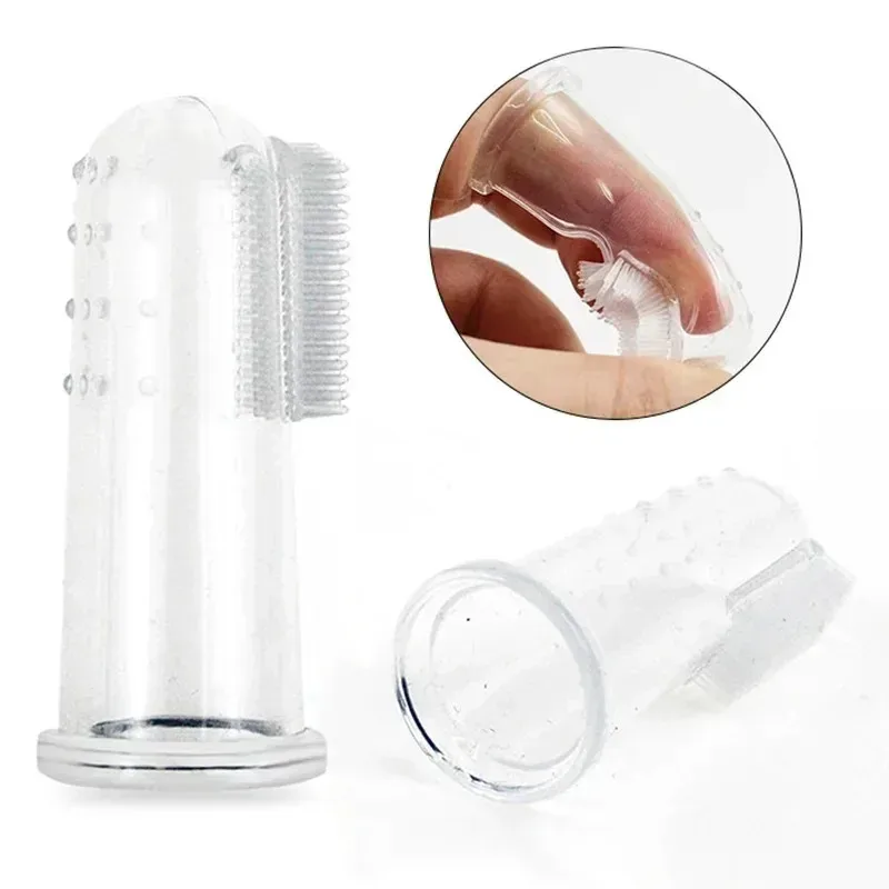 1/2/3pcs Soft Pet Dog Finger Toothbrush Dog Brush Bad Breath Tartar Teeth Tool Dog Accessories Cleaning Supplies Pet Products
