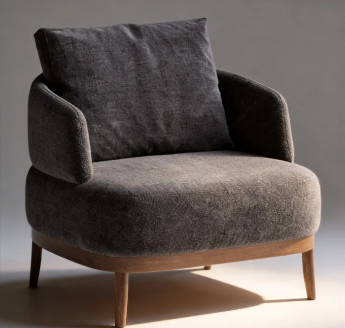 

！@Modern Simple Single Fabric Sofa Sales Office Reception Negotiation Leisure Chair Model Room Furniture Hotel