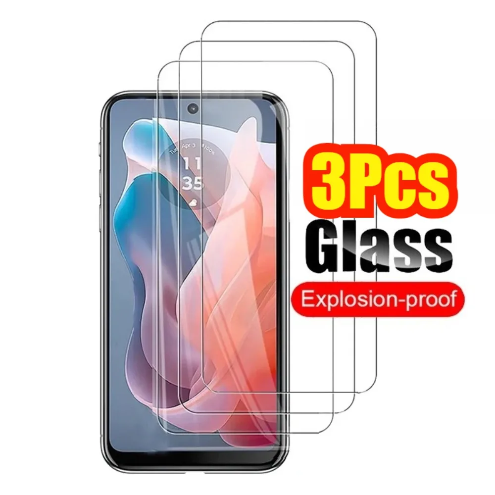 Image of 3Pcs HD Klar Schutz Glas Für Motorola G15 G05 G35 G34 G55 G54 G53 Schutz Film Glas Für motorola G75 G45 G85 G64