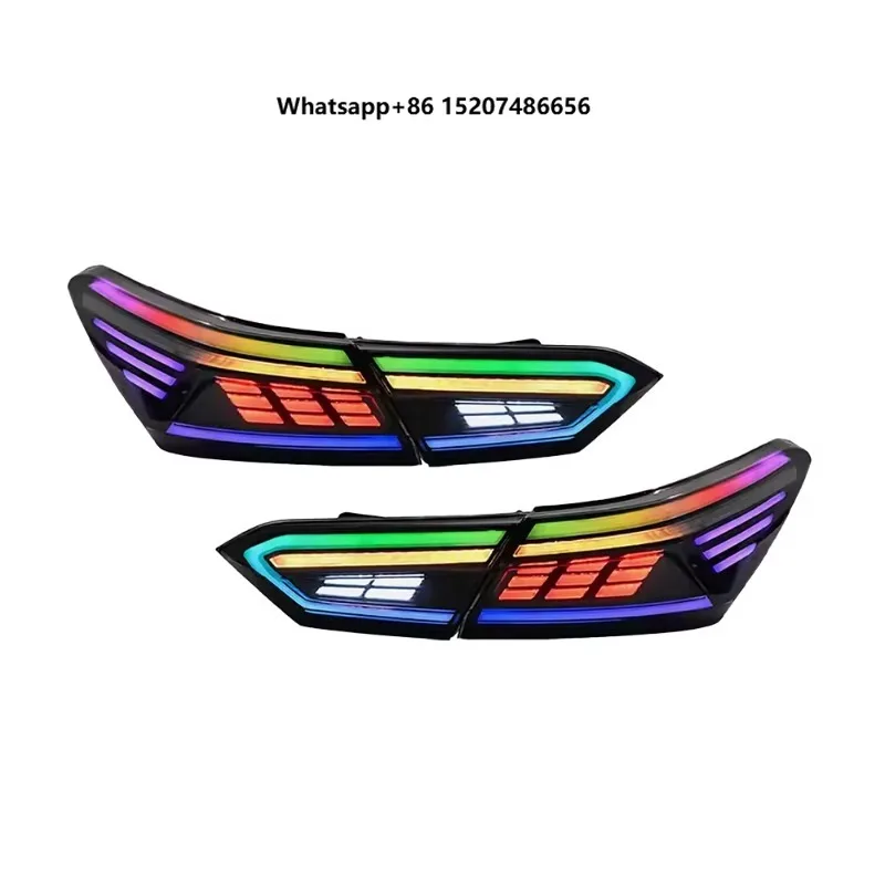 For  2016-2023 Car Taillights Assembly Upgrade RGB Style LED Dynamic Flashing Signal Light Plug and Play Accessories