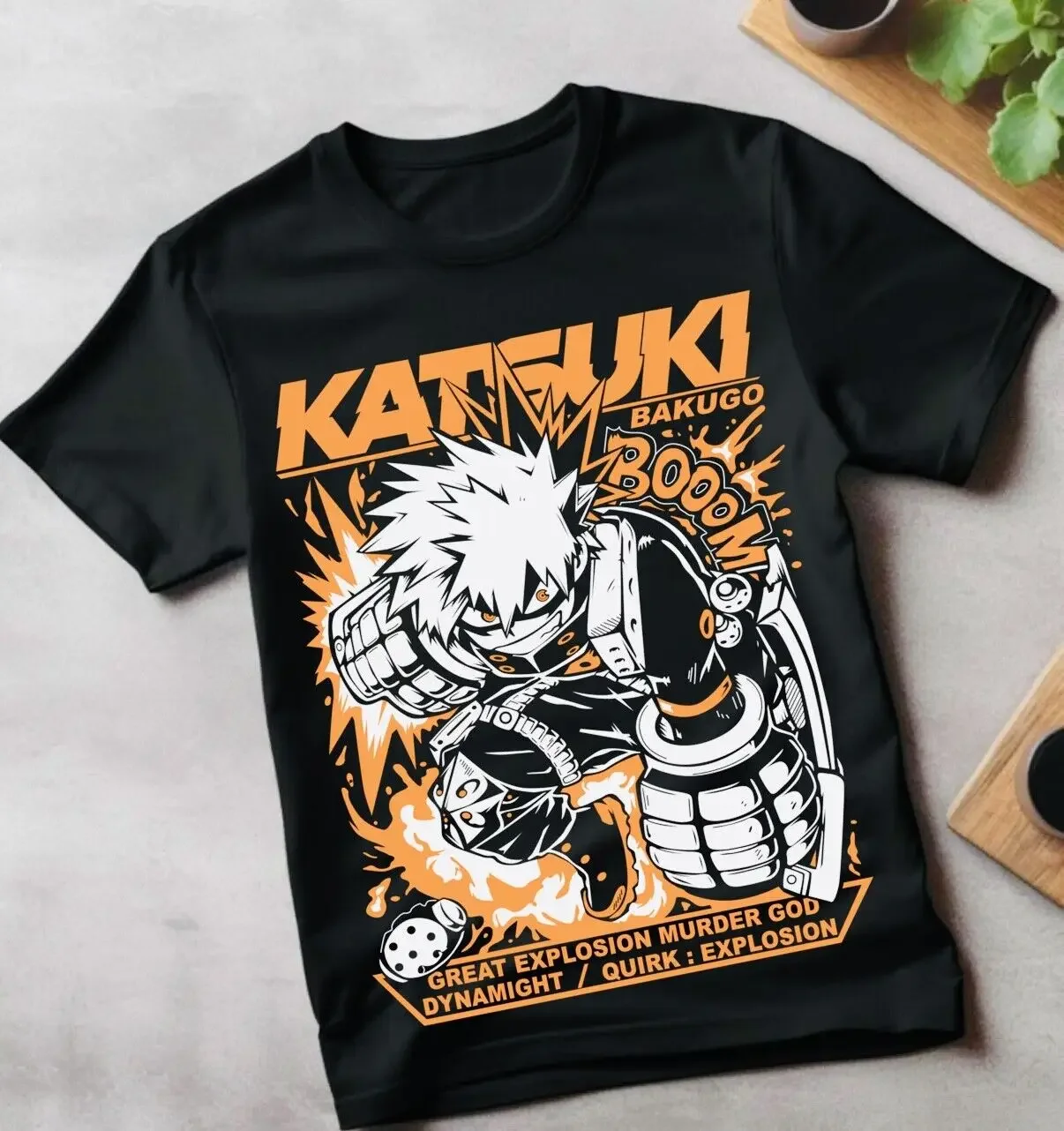 My Hero Shirt Bakugo Katsuki T-Shirt Academia MHA Anime Girl Gift Shirt Tee