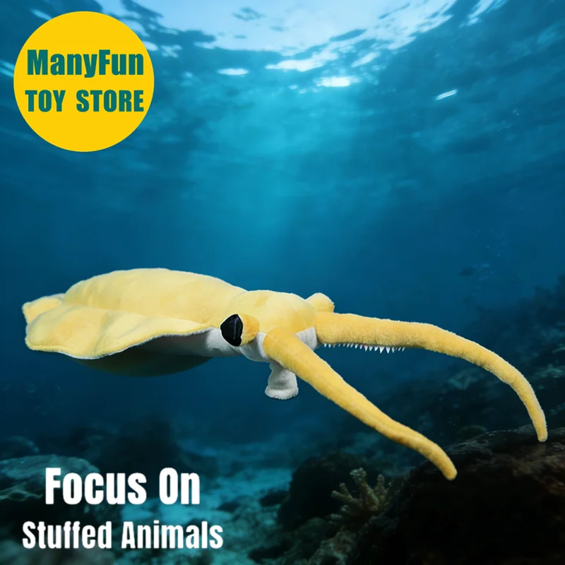 

Nectocaris Pteryx High Fidelity Plushie Cambrian Plush Toy Lifelike Ancient Stuffed Animal Simulation Doll Toy Gifts Collectors