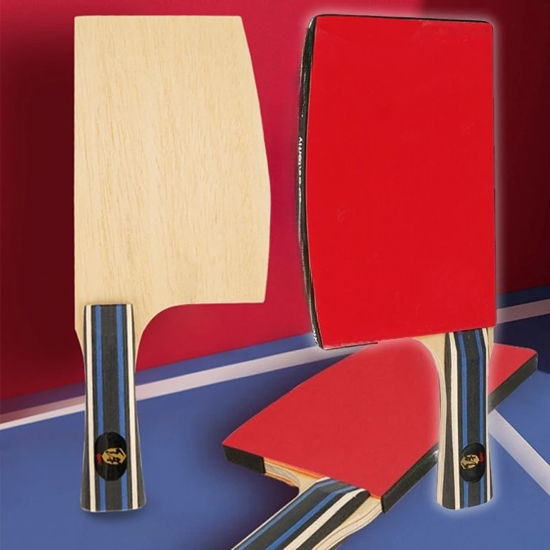 

Cleaver Shape Special Table Tennis Blade Pure Wood Thin Carbon Layer Ping Pong Pddle Wooden Structure Racket Bottom Plate