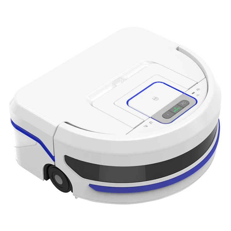 

ZHIYI 2021 New Design App control Smart Voice Floor Washer Scrubber Cleaning Mopping Robot with Dirty Water Collection