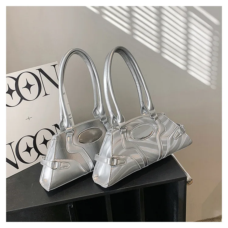 JIADERDI Sweet Cool Shoulder Designer Bag Women 2023 New Spring High Street Solid Handbags Female Casual Sliver Y2k Bags Ladies