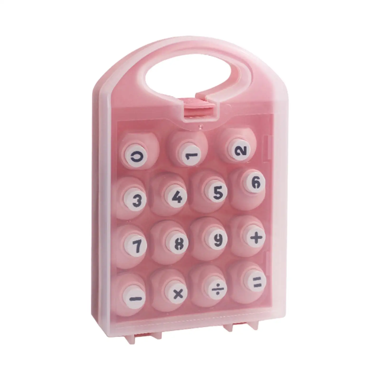 Papier Puncher Embosser Set Nummer Punch Met Opbergdoos Crafting Tool, Scrapbooking Meisjes En Jongens Hole Hole Puncher