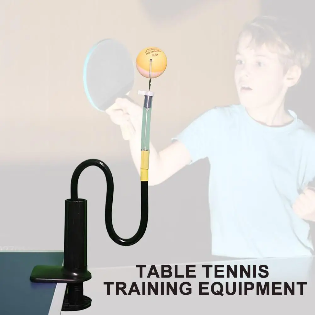 Professional Table Tennis Training Equipment Ping Pong Training Fixed Robot With Table Clamp Serve Device Training