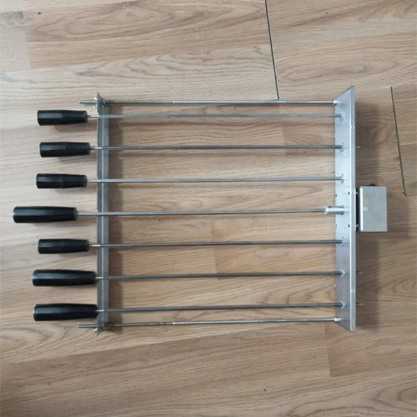 Manufacturer Custom BBQ Grill Skewer Top Rotisserie Cyprus Extendible Automatic Stainless Steel Charcoal Grills